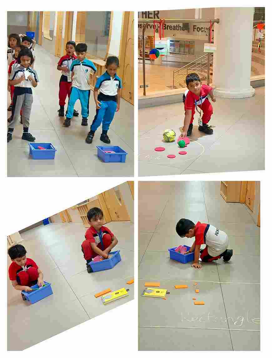Experiential Learning Math Shape Sorting Activity LKG